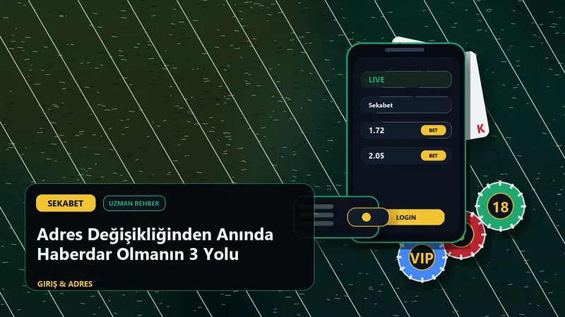 Sekabet Adres Değişikliği Bildirim Rehberi - rehberi için adres, güvenlik ve doğrulama görseli