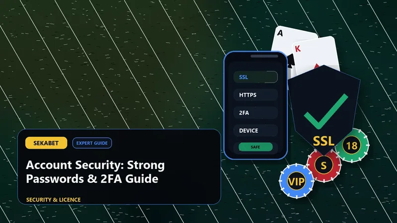 Sekabet Account Security: 2FA and Suspicious Logins - guide image for address, security and verification checks