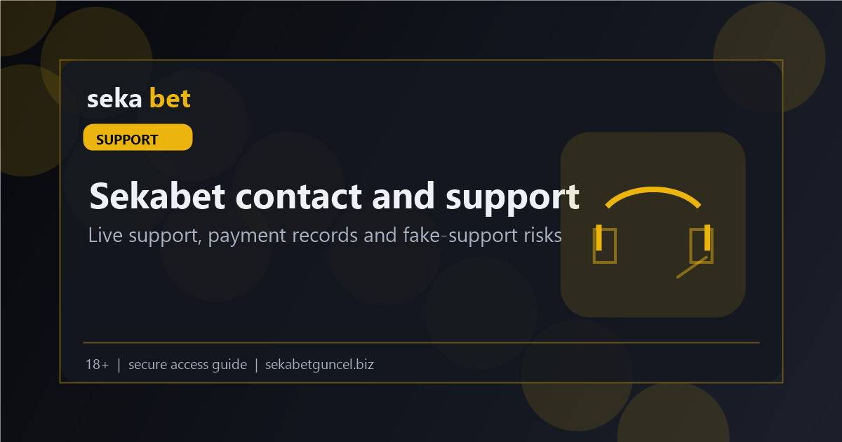 Sekabet Contact and Support Channels Guide