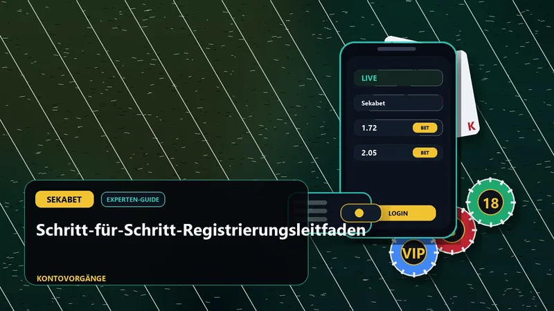 Sekabet Registrierung und Identitätsprüfung - Leitfadenbild für Adress-, Sicherheits- und Prüfhinweise