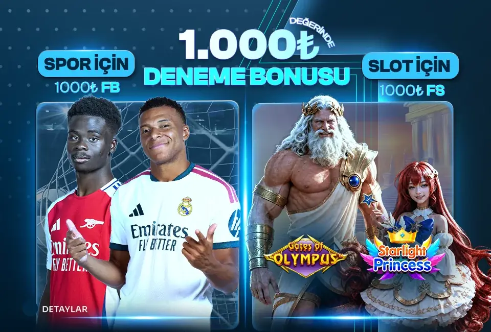 1000 TL Deneme Bonusu