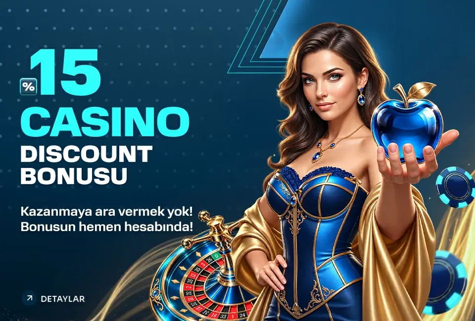 %15 Casino Kayıp Bonusu görseli