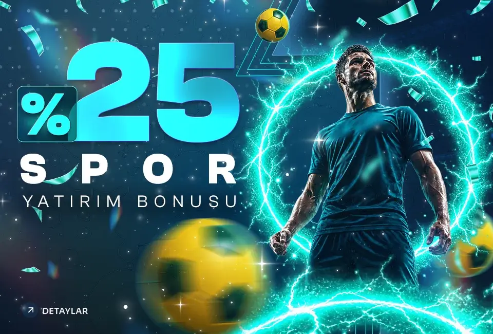 %25 Spor Yatırım Bonusu görseli